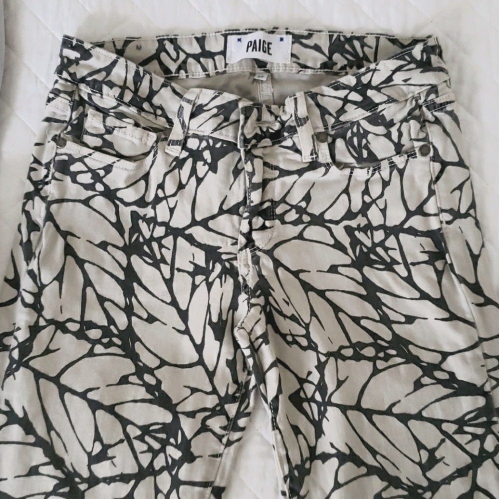 Paige printed jeans